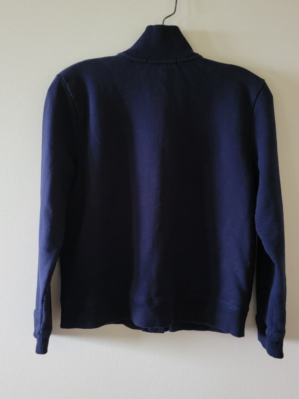 Lauren Ralph Lauren Jacket Silver Crest Snap Front Navy Size Petite Med - Picture 2 of 11